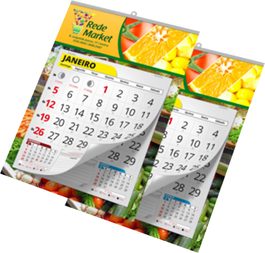Folhinhas e Calendários
